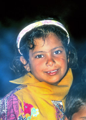 The Warm Smile of The Bedouin Girl