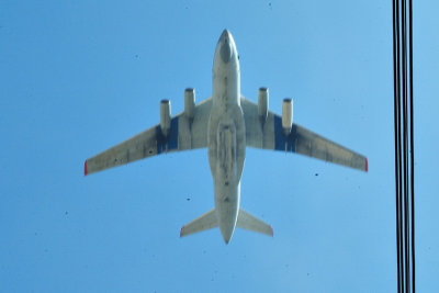 Military Airplane Overhead 