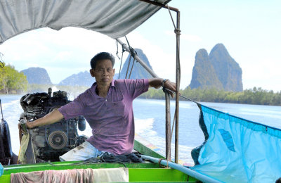 Boatman In Scenery