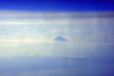 Arriving At Beloved Japan: Fuji In View
