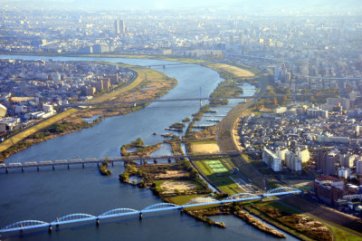 Osaka River Early Morning