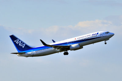 ANA's B-737/800, JA70AN, Initial Climb