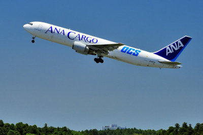 ANA Cargo B-767/300, JA8970,  Initial Climb