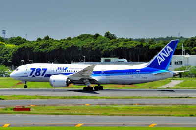 ANA's B-787-8, JA806A, TO Run