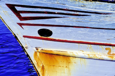 Painted Wooden Fishing Boats, Ghosts of the Past 