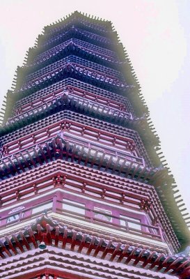 8 Stores Wooden Pagoda