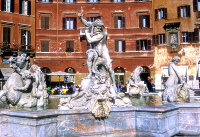 Neptune's Fountain, Fontana di Nettuno,