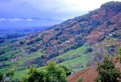 Sloped Villages Before The Big Mountains