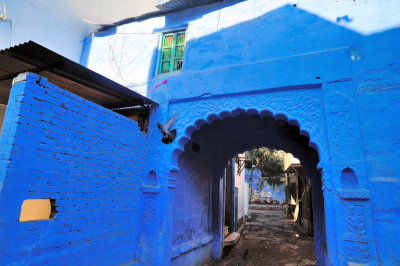 Archway On The Bramine's Blue House