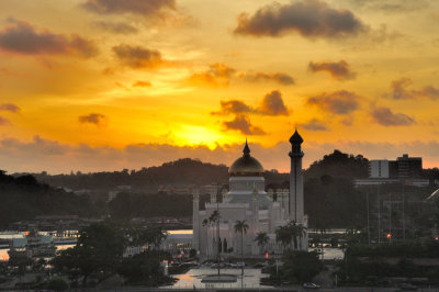 Sunset On Mosque