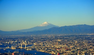 Biggest City in the World, Mountains, Fuji san Behind