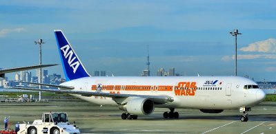 ANA's B-767/300, JA604A, STAR WARS BB6