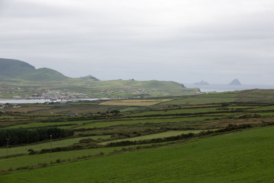View to the Skellig islands