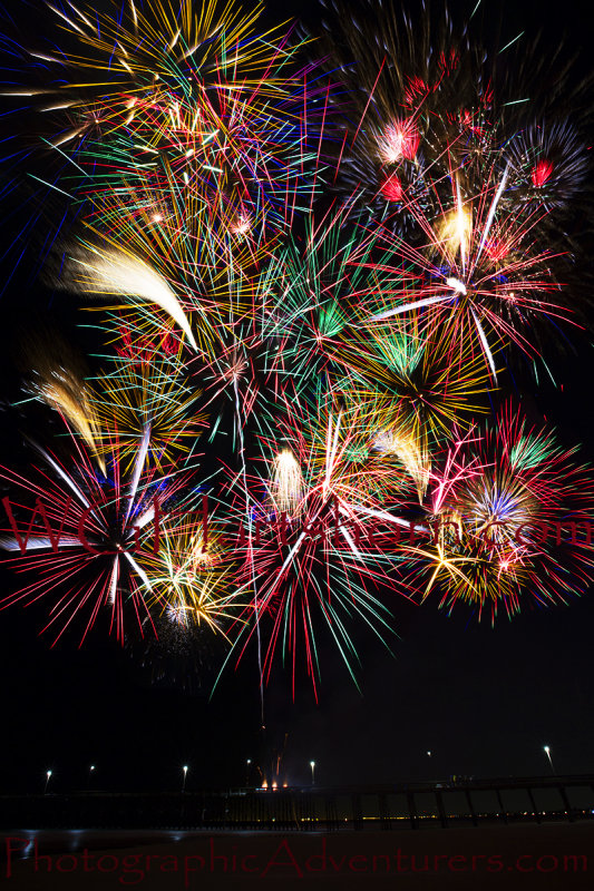 Newport Pier Fireworks