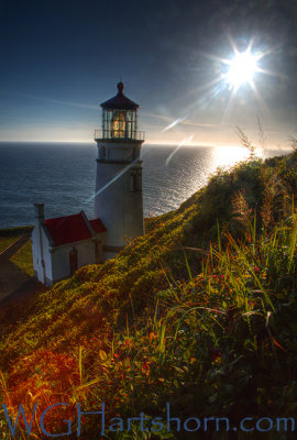 Heceta Head Lighthouse Sunburst