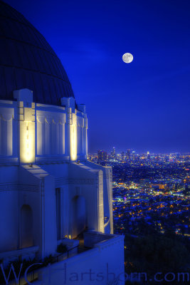 Griffith Observatory Moonlight