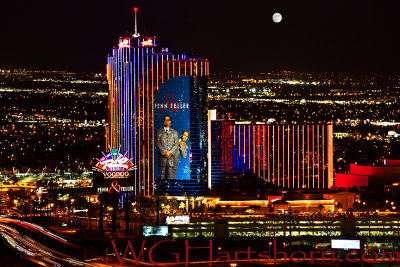 Las Vegas Rio Moonset