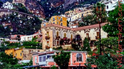 Rain in Positano