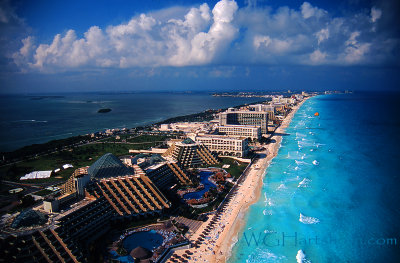 Cancun Coastal Parasail