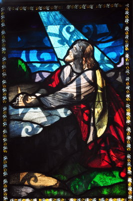 Mausoleum stained glass