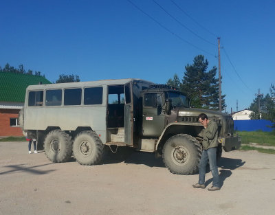 Our ride into Ural Mountain