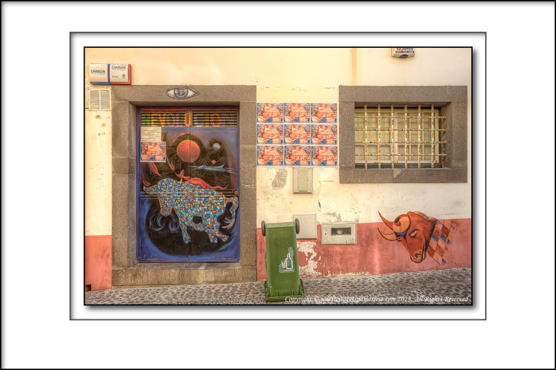2013 - Rua Santa Maria - Painted Doors (Arte Portas Abertas) - Funchal, Madeira - Portugal