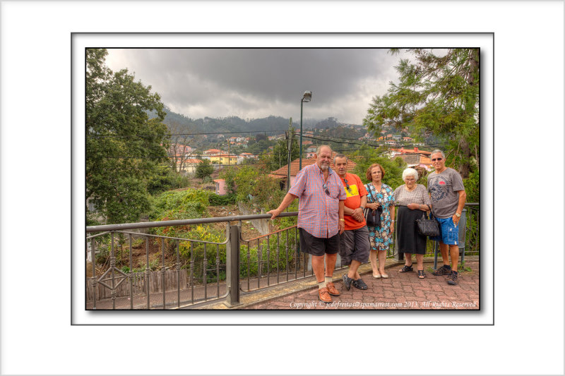 2013 - Maria Lurdes (My Mom), Clarinda (My Sister), Alfredo, Ken & John - Camacha, Madeira - Portugal