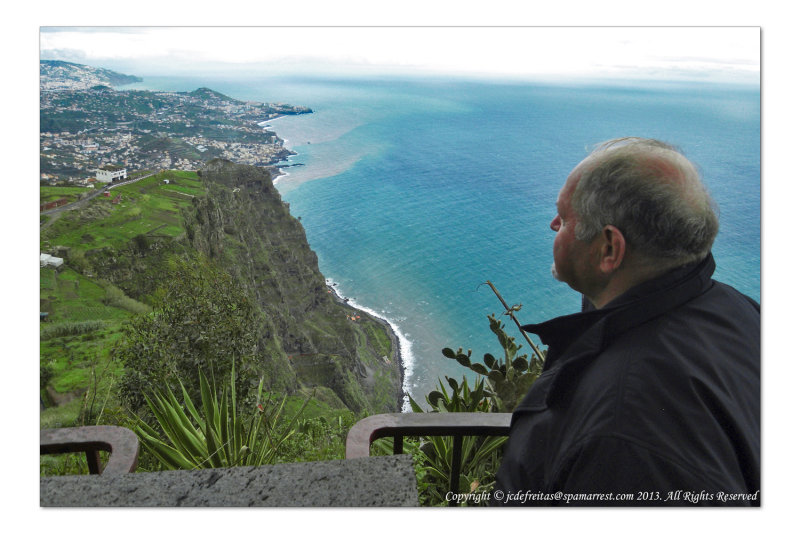 2013 - In My Life - Ken, My Partner Over Looking My Birth Place - Funchal, Madeira - Portugal