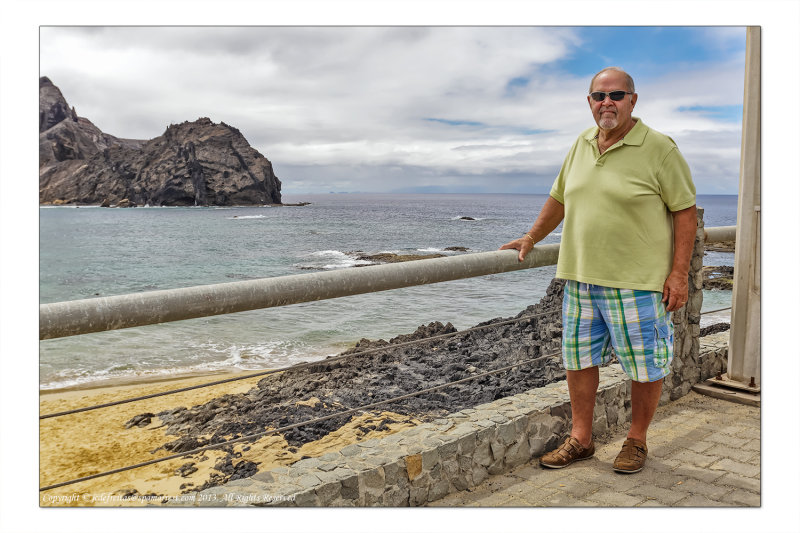 2013 - Ken - Porto Santo, Madeira - Portugal (In the background, through the clouds, you can see a hint of Madeira Island)