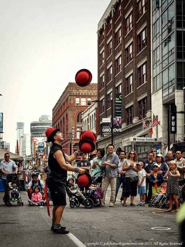 2015 - Steve Stergiadis, Devil in Disguise - Buskerfest Toronto, Ontario - Canada