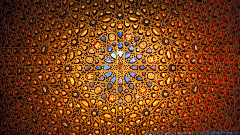 2016 - The Golden Ceiling of the Hall of Ambassadors, Reales Alcázares de Seville - Spain