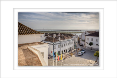 2014 - View of Vila Adentro & Ria Formosa from the tower of Faro Cathedral, Algarve - Portugal