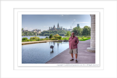 2014 - Ken - Parliament Hill (captured from Canadian Museum of History - Gatineau, Quebec)  - Ottawa, Ontario - Canada