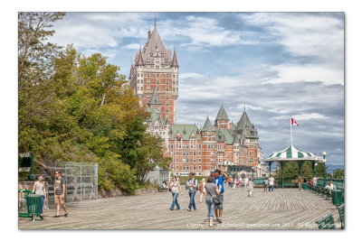 2014 - Fairmont Hotel - Le Chateau Frontenac from Lower Quebec City, Quebec - Canada