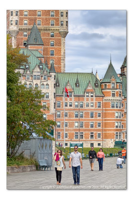 2014 - Fairmont Hotel - Le Chateau Frontenac from Lower Quebec City, Quebec - Canada