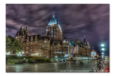 2014 - Fairmont Hotel - Le Chateau Frontenac from Lower Quebec City, Quebec - Canada