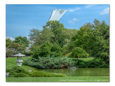 2014 - Olympic Stadium seen from Montreal Botanic Garden, Quebec - Canada