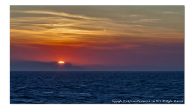 2011 - Sunrise - Adriatic Sea - Coast of Croatia - MSC Magnifica