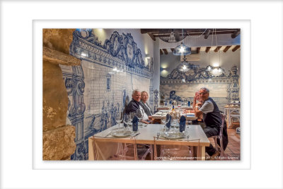 2015 - Ken & John with Mary & Len Bulmer at Vila Adentro Restaurant, Faro - Portugal