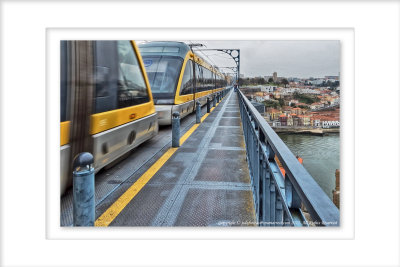 2015 - View from the top of Dão Luís I Bridge, Porto - Portugal
