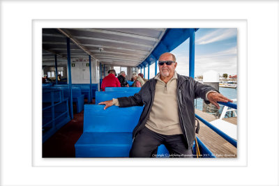 2015 - Ken on the way to Farol Beach, Culatra Island - Ria Formosa, Algarve - Portugal