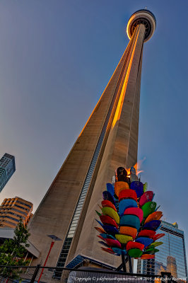 2015 - Pan Am Cauldron & CN Tower - Toronto, Ontario - Canada