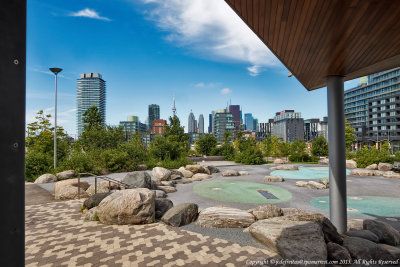 2015 - Toronto Skyline from Corcktown Common, Ontario - Canada