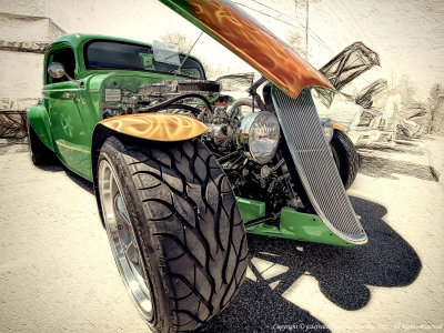 2015 - 1933 Ford V8 Hot Rod, Wheels on the Danforth - Toronto, Ontario - Canada