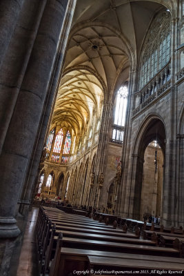 2015 - (Cities of Lights River Cruise) St. Vitus Cathedral, Prague - Czech Republic