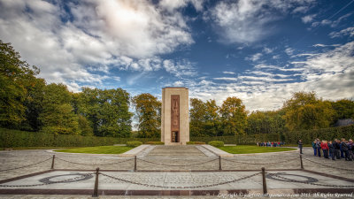 2015 - (Cities of Lights River Cruise) American Cemetery in Luxembourg City - Luxembourg