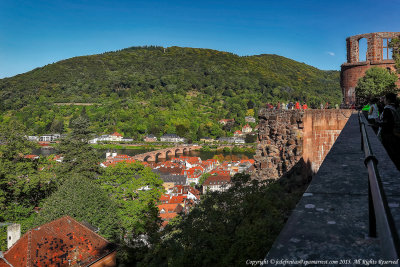 2015 - View from  Heidelberg Castle - Germany 
