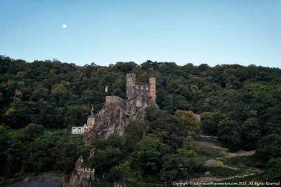 2015 - Castle seen from the Cruise on the Rhine River - Germany