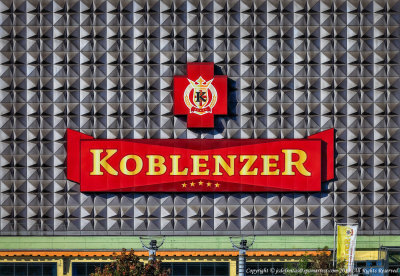 2015 - Koblenzer Brewery captured from the Rhine River, Koblenz - Germany