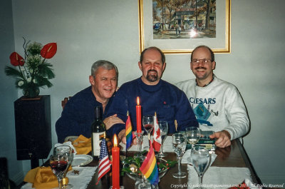 Ed O'Hagan, Ken Barichello and a Friend from California - Toronto, Ontario - Canada